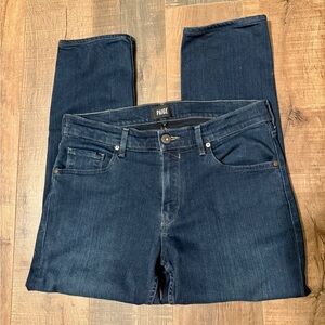PAIGE Men's Straight Leg Jeans - Dark Blue SZ 33